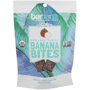 Set of 2 Pack, Barnana Organic Chewy Banana Bites - Coconut - 3.5 Ounce - Delicious Barnana Potassium Rich Banana Snacks - Lunch Dinner Sports Hiking Natural Snack - Whole 30, Paleo, Vegan, 03/17/2026