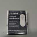 Ceiling Fan Remote Control Kit for Harbor Breeze KUJCE10311 KUJCE10712 TR214B 2AQZU-18018, Universal Remote for 3 Speeds Light Dimmer, Compatible with Harbor Breeze Hampton Bay Hunter and Other Brands