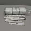 Toilet Brush, 3 Pack Toilet Brush and Holder Set Bathroom Accessories, Toilet Bowl Brush and Holder with 3 Crevice Brush for Bathroom, Toilet Scrubber Brush (White)