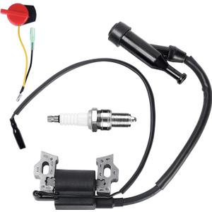 SOFO GX160 Ignition Coil Assembly with Spark Plug for Honda GX200 GX110 GX120 GX140 for Predator 212cc 224cc 5.5hp 6.5hp Engine Minibike Gokart Replacement