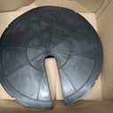 Sump Basin Cover 17.7 in. OD Plastic Submersible Sump Pump Cover Black Septic Tank Lid, Heavy Duty Protection for Outdoor Water wells, Sump Bucket, Water Sump Pump