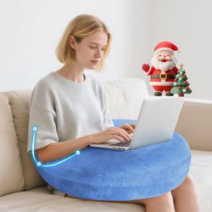 vamorry Gaming Pillow Arm Support Pillow for Bed & Sofa: Ergonomic U-Shaped Lap Pillow with Elbow Rest for Adults & Kids - Reduces Arm Pain & Fatigue During Gaming, Reading, Working & Crocheting