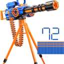 X-Shot Insanity Motorized Rage Fire by ZURU 72 Darts, Air Pocket Technology Darts, Dart Storage, Blasting Power, Auto Feeding Belt, Tripod & Scope, Outdoor Toy for Boys, Girls, Teens, Adults