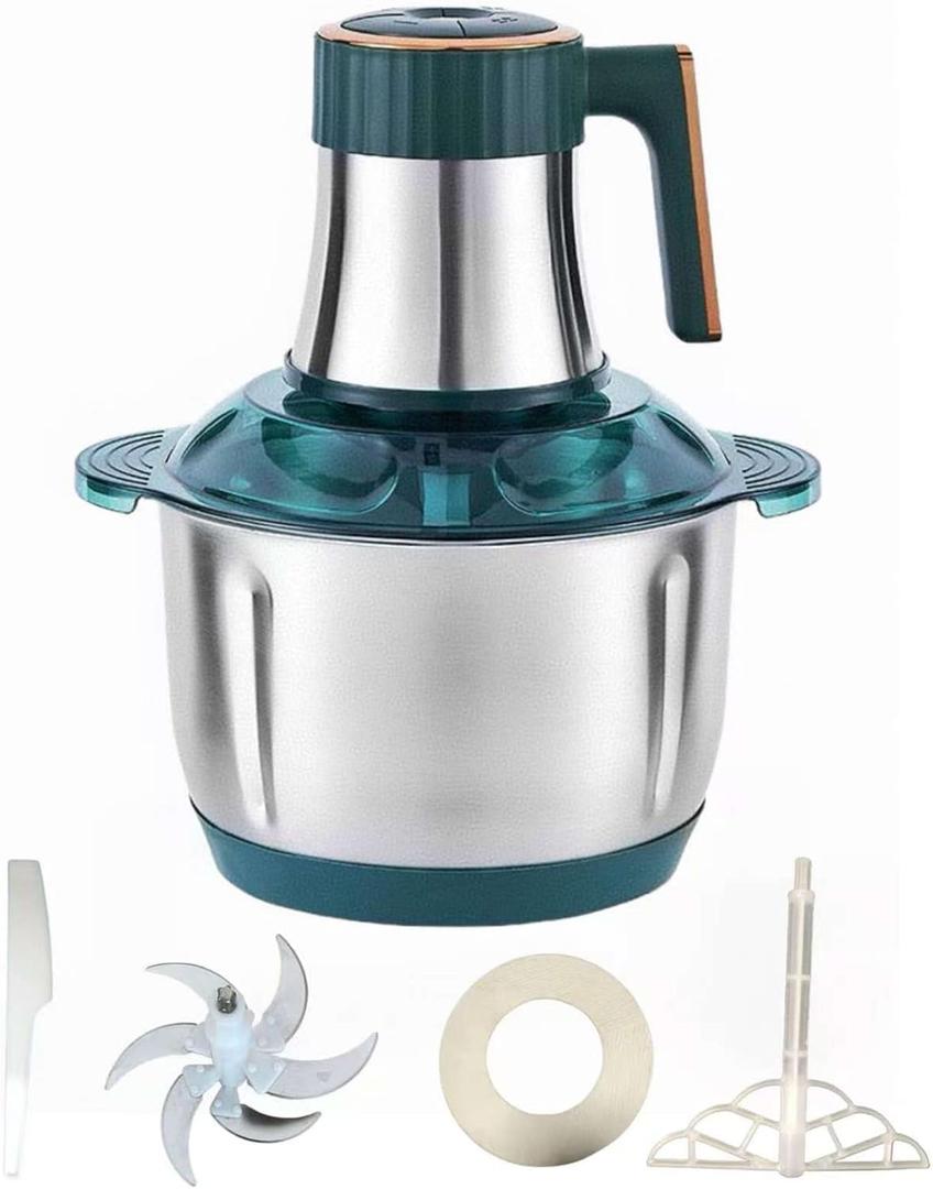 5L Electric Meat Grinder, Stainless Steel Dough Machine, 500w Strong Food Processing Machine, 5-Speed Mode, Used For Dough Stirring, Onion, Meat, Nuts, Fruits, Garlic, Vegetables 5L Electric Meat Grinder, Stainless Steel Dough Machine, 500w Strong Food Processing Machine, 5-Speed Mode, Used For Dough Stirring, Onion, Meat, Nuts, Fruits, Garlic, Vegetables