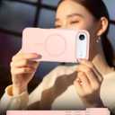 SPIDERCASE for iPhone Air Case, Magnetic Translucent Matte Case with 2PCS Tempered Glass Screen Protector Slim Phone Case for iPhone Air 6.5'', Pink