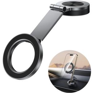 SYNCWIRE for MagSafe Car Mount - [360 Rotation] Magnetic Phone Holder for Car, Adjustable Metal Arm, Ultra Magnet, Car Magnet Phone Mount for Dashboard, Fit for iPhone 16 15 14 13 Pro Max &All Phones (Space Gray)