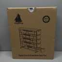 FlagShip 5-Tier Corner Coffee Pod Organizer for Nespresso Vertuo - 50+ Capsule Metal Storage, Space-Saving Kitchen Countertop Rack Wall Mountable