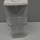 Melovom Pop Food Storage Containers Airtight Food Storage Containers Set with Lids Kitchen Pantry Organization and Storage, Stackable, BPA Free, 3 x 1.2Qt