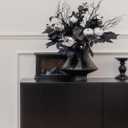 2 x MISSPIN 10 PCS 18 inch Black Fall Decor Bouquets, Fall Decorations Indoor Outdoor Halloween Thanksgiving Farmhouse Arrangement for Front Door Wedding Centerpieces in Autumn (Maple Leaf Pumpkin)