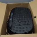 Lifepro HexaPlate Lite Vibration Plate Exercise Machine with Magnetic Acupoints - Full Body Vibration Platform for Beginners and Recovery - Lymphatic Drainage Massager for Muscle Toning and Fitness (Black)