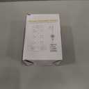 Power Strip Tower with Wireless Charger, Flat Plug Surge Protector Tower with 6FT Extension Cord, 12 AC Multiple Outlets, 4 USB (2 USB C),15W Wireless Charging Power Tower for Home Office Dorm, White