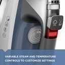 BLACK+DECKER Allure Professional Steam Iron, Blue, D3030