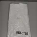 ZEBWAY 6 Pack Premium Disposable Plastic Tablecloth 54 X108 Inch Rectangle Solider Color Heavy Duty Table Cover for Dining Tables, Parties and Holidays Decorative (White)