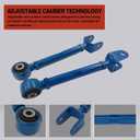 2Pcs Rear Adjustable Rear Upper Control Arm Compatible with Dodge Journey 2009-2010, Dodge Avenger 2008-2010, Chrysler Sebring 2007-2010, 1 Pair of Adjustable Camber Arms -2.5 to +2.5