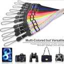 2 x Universal Shoulder Strap, Neoprene Padded Bag Strap with Double Adjustable Buckles, Replacement Comfortable Neck Lanyard for Camera, Cellphone Tablet,iPad, Laptop, Binocular, Luggage Bag(Black)