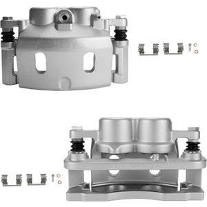 SCITOO Front Left+Right Brake Calipers With Bracket 18B4918A 18B4919A Compatible For Cadillac 2008-2019 For Chevrolet 2008-2019 For GMC 2008-2019