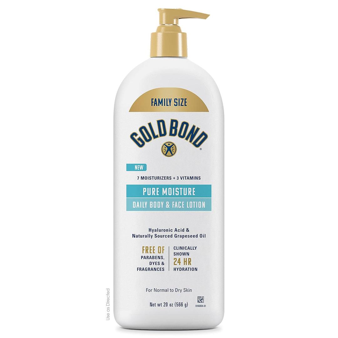 Gold Bond, Pure Moisture Lotion Pump Bottle, 20 Ounce