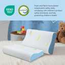 Hcore Memory Foam Pillow for Sleeping, Small Travel, Adjustable, Breathable and Soft, CertiPUR-US Certified, 12x20 lnch
