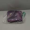 Buruis Hanging Toiletry Bag for Women and Men, Large Water-Resistant Makeup Organizer with Sturdy Hook, Lightweight Nylon Dopp Kit for Full-Sized Toiletries & Cosmetics, Purple