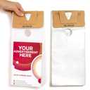 Door Hanger Bags 6 x 12 - Waterproof and Secure 100 Pack Perfect Display for Your Advertisement Plastic Door Hanger Bags