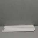 6Pcs 1/2 Inch PVC Pipe 17" Long Sch40 Industrial Pipes for Home DIY, Greenhouse, Garden, Farm, Workshop, Furniture Grade, White (0.50" x 17"L)