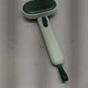 aumuca Cat Brush for Shedding, Cat Brushes for Indoor Cats, Horses Grooming Deshedding Brush for Dog Kitten Horse Massage Removes Loose Fur, Forest Green