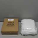 Moonsea Queen Size Mattress Protector Waterproof, Mattress Cover Protector, Smooth Top Mattress Protector for Kids, Breathable Skin Friendly and Noiseless Fitted Sheet Queen Size, Polyester