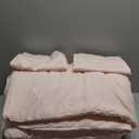 ROSGONIA Comforter Full Size for Girls Boys Teens Blush, 3pcs(1 Boho Pink Comforter & 2 Pillowcases) Lightweight Dorm Bedding Soft All Season Bed Set