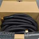 Garden Hose 75FT Non-Expanding, Lightweight Hose With 10-Function Nozzle, Leak-Proof, No-Knot, Easy to Carry, Wear-Resistant, Sturdy 3/4GHT Flexible Water Hose for Yard Garden Outdoor