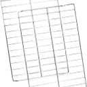 Upgraded 2 Pcs W10256908 Oven Rack Replacement Fit for Whirlpool Maytag Kenmore, 304 Stainless Steel Range Oven Rack Replace AP6017994 PS11751295 W10138079 W10179196, 24 x 15.75 Inches