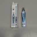 Ear and Nose Hair Trimmer Clipper - 2026 Professional Painless Eyebrow & Facial Hair Trimmer for Men Women, Battery-Operated Trimmer with IPX7 Waterproof, Dual Edge Blades for Easy Cleansing Blue