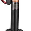 VEVOR 5000 lbs Electric Trailer Jack, Heavy Duty RV Electric Power Tongue Jack with 2 Way Connector, Remote Control, Crank Handle & Weatherproof Jack Cover, 10"-28.3" Lift, for Trailers & Campers (Black)