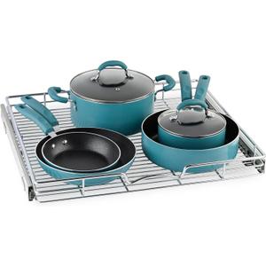 HOLDN STORAGE Pull Out Cabinet Organizer, Heavy Duty Caddy -24W x 21D - Requires At Least 25-1/4 Cabinet Opening, Steel Metal Cabinet Drawers Slide Out, Chrome HOLDN STORAGE Pull Out Cabinet Organizer, Heavy Duty Caddy -24W x 21D - Requires At Least 25-1/4 Cabinet Opening, Steel Metal Cabinet Drawers Slide Out, Chrome