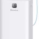 150 Pints Dehumidifier with Pump, 8000 Sq.Ft Dehumidifier for Basement with Drain Hose & 2.11 Gal Water Tank, Large Dehumidifiers for Large Room Warehouses Commercial and Home (150 pint) (Dark White)