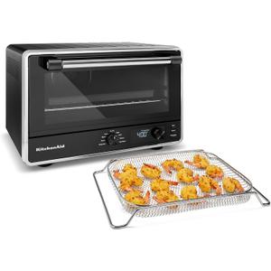 KitchenAid Digital Air Fry Countertop Oven, KCO124BM, Black Matte (17" Wide)