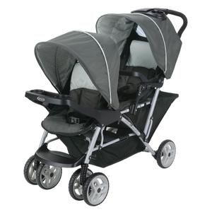 Graco DuoGlider Double Stroller | Lightweight Double Stroller with Tandem Seating Glacier