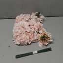 Flojery Silk Hydrangea Heads Artificial Flowers Heads with Stems for Home Wedding Decor,Pack of 10 (Baby Pink)