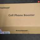 Amazboost Cell Phone Booster with LCD Display, Cell Phone Signal Booster for Home Up to 5,000 sq ft, 5G Compatible for All U.S. Carriers - Verizon AT&T T-Mobile, FCC Approved