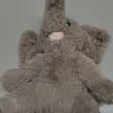 Hopearl Adorable Plush Calf Elephant Toy Floppy Elephish Ultra Soft Stuffed Animal for Boys Girls Kids Toddlers, Gray, 9''