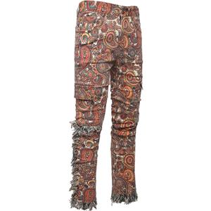 Men's Casual Stylish Straight Slim Fit Jeans Young Hiphop Skinny Denim Pants (36, 857 Pro Multicolor 1). Size 36