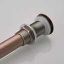 Homevacious 1 5/8" Bathroom Faucet Vessel Vanity Sink Pop Up Drain Assembly Stopper Without Overflow Copper Push & Seal
