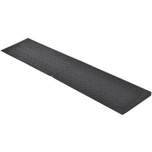0.8" Rise Rubber Threshold Ramp for Doorways,Non-Slip Surface for Wheelchair Scooter Stroller,1500 LBS Capacity,Cuttable and Adjustable Size