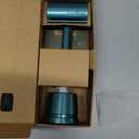 Bambaw Double Edge Close Comb Safety Razor with Stand, Shaving Razor for Men with 5 Safety Razor Blades, Reusable Eco Freindly DE Metal Razor – Sea Green