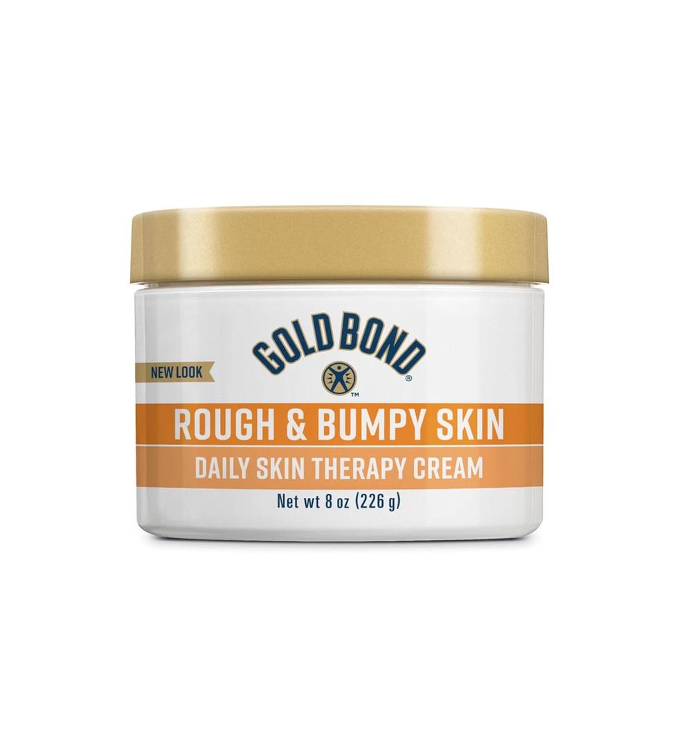 Gold Bond Rough & Bumpy Daily Skin Therapy Cream, 8 oz Cream With 7 Moisturizers & 3 Vitamins (8 Ounce (Pack of 1))