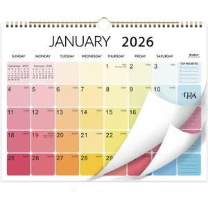 2026 Wall Calendar - 12 Months Wall Calendar from Jan. 2026 - Dec. 2026 with Thick Paper, 15" x 11.5", Perfect Large Calendar 2026 for Organizing