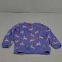 Toddler Girl Cotton Long Sleeve Sweatshirt Christmas Clothing 2-9Y (8-9 Years, #Lavender Unicorn)