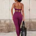 HIGORUN Women Workout Impact Leggings Scrunch Butt Lifting Gym Yoga Seamless Booty Leggings (Pink, M)