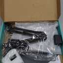 10X 30X Extra Large Magnifying Glass with Light and Stand,7-inch Lighted Magnifier,5 Color Modes Stepless Dimmable,Rectangle Hands-Free Magnifying Glass Desk Lamp for Reading Craft Hobby Close Work