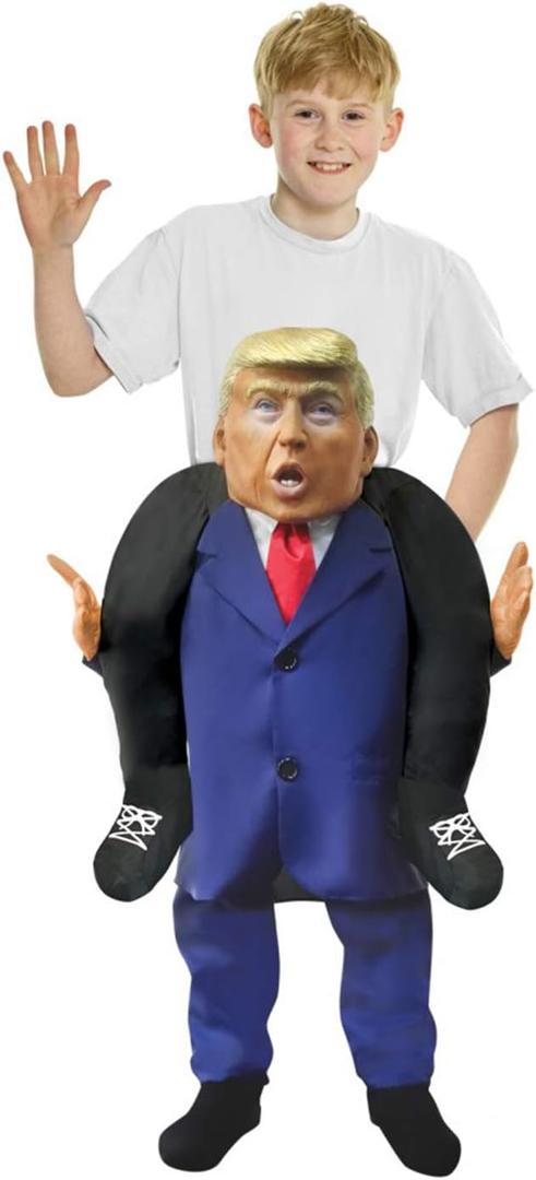 Morph Costumes Kids American President Costume Ride On Halloween Piggyback Costume