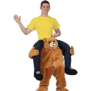 Teddy Rider Costume Ride On Bear Outfit Ted Bear Halloween Costume